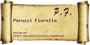 Peruzzi Fiorella névjegykártya